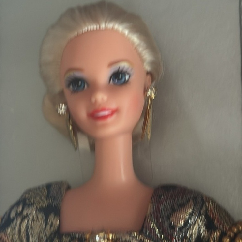 Dior Barbie in Gold and Black Beaded Gown Limited Edition - Picture 4 of 10
